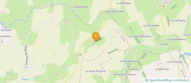 localisation de l'entreprise GAEC DE BOUEE  SAINT-PIERRE-DES-LANDES