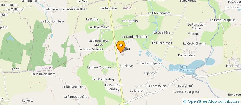localisation de l'entreprise GAEC DE BOURIAN  BEDEE