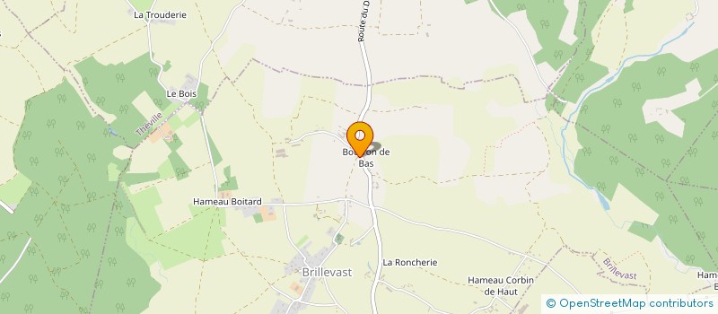 localisation de l'entreprise GAEC DE BOUTRON à BRILLEVAST