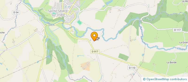 localisation de l'entreprise GAEC DE BOUTUREAU à SAINTE-SEVERE-SUR-INDRE