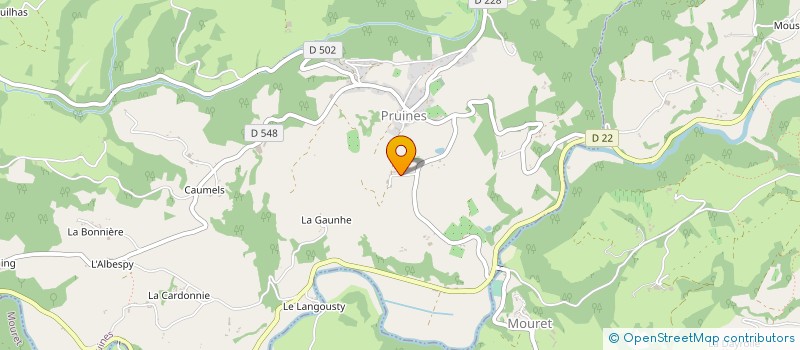 localisation de l'entreprise GAEC DE BRANDIERES à PRUINES