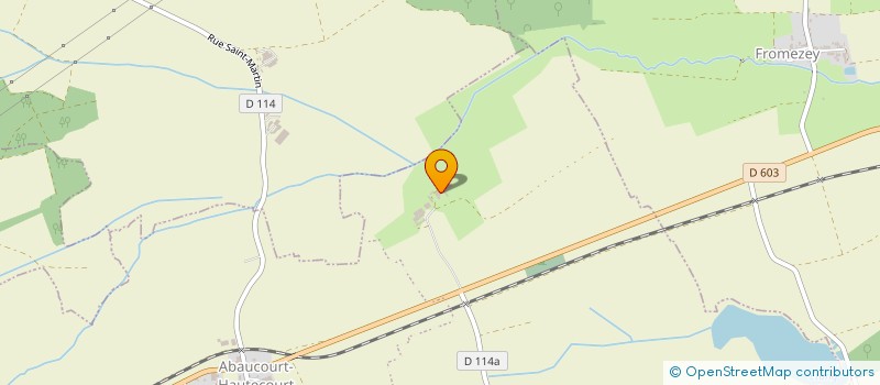 localisation de l'entreprise GAEC DE BROVILLE à ABAUCOURT-HAUTECOURT