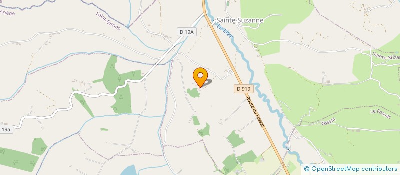 localisation de l'entreprise GAEC DE BRU à SAINTE-SUZANNE