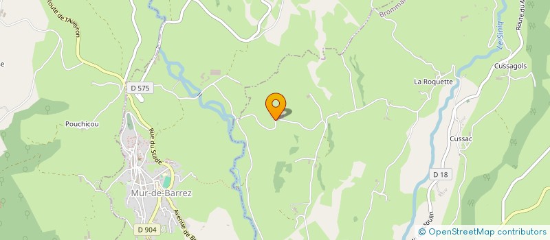 localisation de l'entreprise GAEC DE CABANETTES-LACAZE  BROMMAT