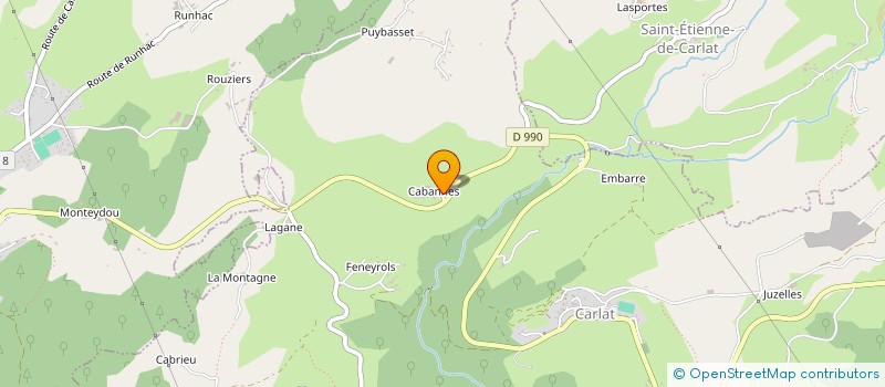 localisation de l'entreprise GAEC DE CABANNES à CARLAT