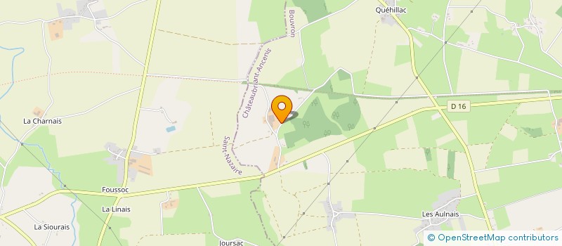 localisation de l'entreprise GAEC DE CALAN  BOUVRON