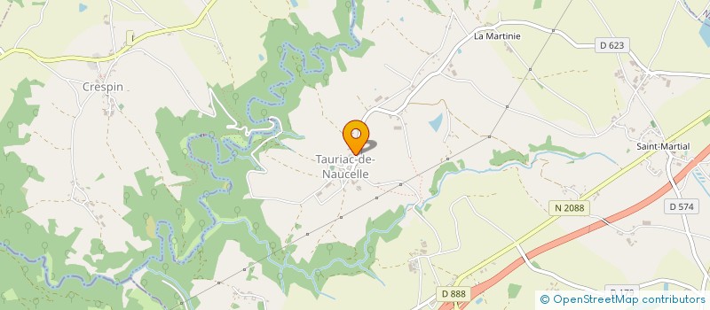 localisation de l'entreprise GAEC DE CALVIN à CRESPIN