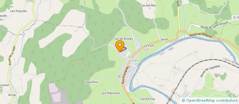 localisation de l'entreprise GAEC DE CAMALIERES à VERFEIL