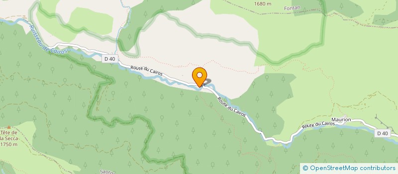 localisation de l'entreprise GAEC DE CAMPI à SAORGE