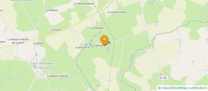 localisation de l'entreprise GAEC DE CANAULANDS à LEVARE
