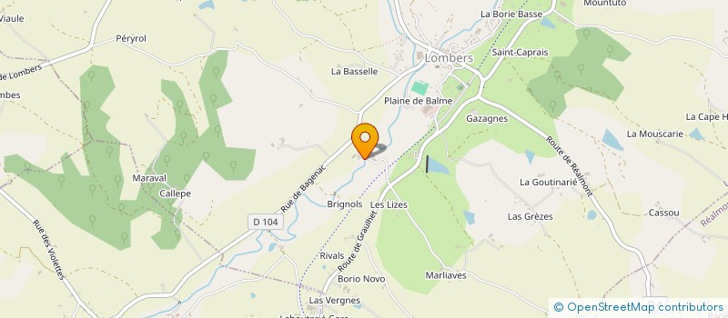 localisation de l'entreprise GAEC DE CANET à LOMBERS