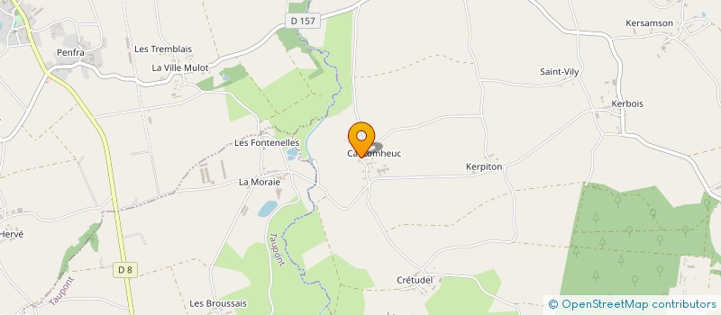 localisation de l'entreprise GAEC DE CANTOMHEUC à LOYAT