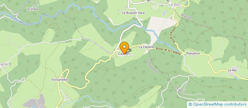 localisation de l'entreprise GAEC DE CAUNAN  CAMBOUNES