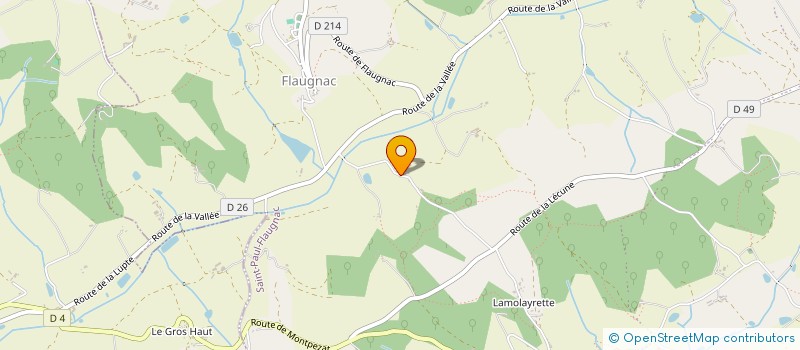 localisation de l'entreprise GAEC DE CAUQUELLE  SAINT-PAUL-FLAUGNAC