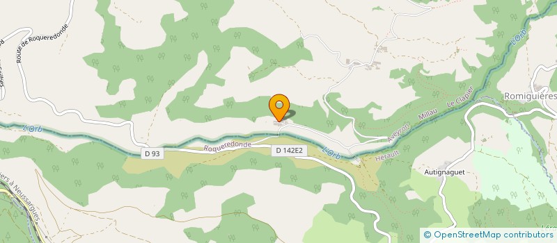 localisation de l'entreprise GAEC DE CAUSSAREILLES  LE CLAPIER