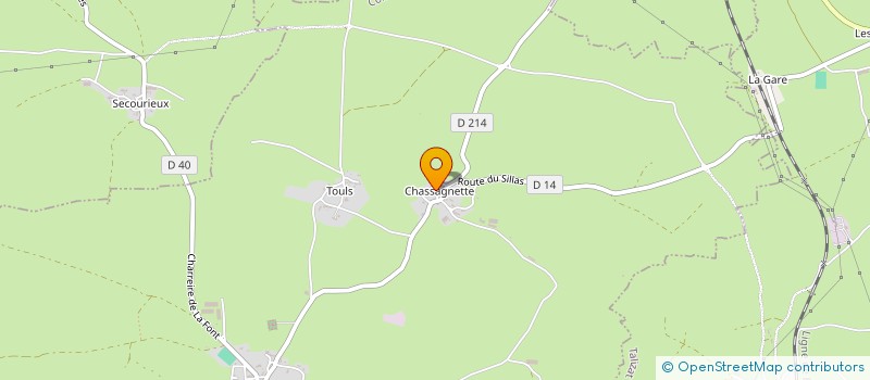 localisation de l'entreprise GAEC DE CHAMBIGE à COLTINES