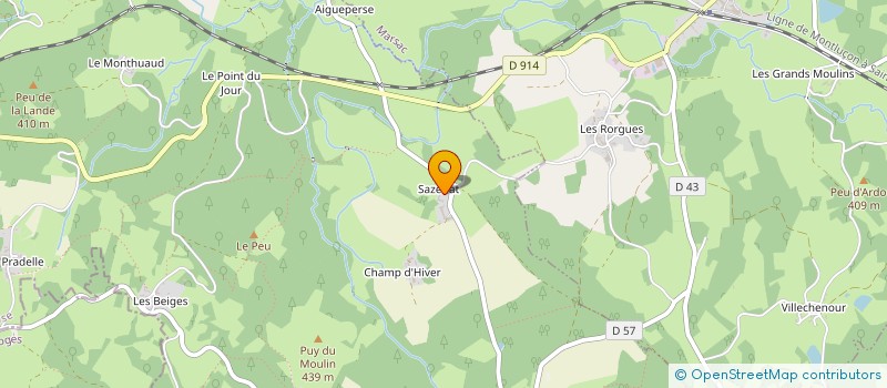 localisation de l'entreprise GAEC DE CHAMP D HIVER à ARRENES