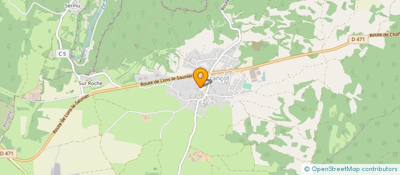 localisation de l'entreprise GAEC DE CHAMPENET à HAUTEROCHE