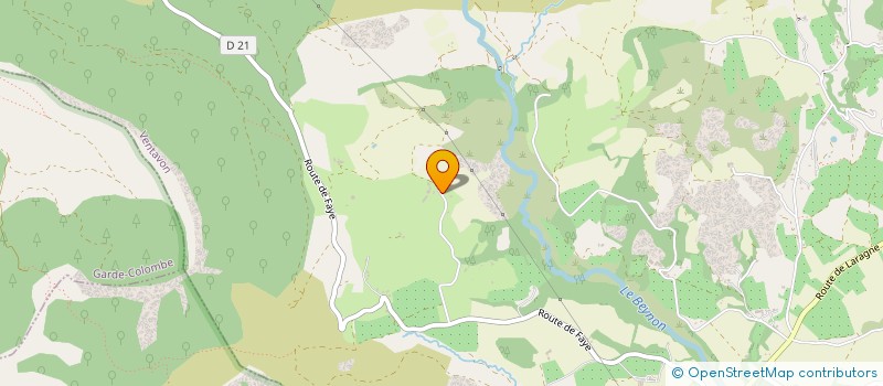 localisation de l'entreprise GAEC DE CHANOUSSE  VENTAVON