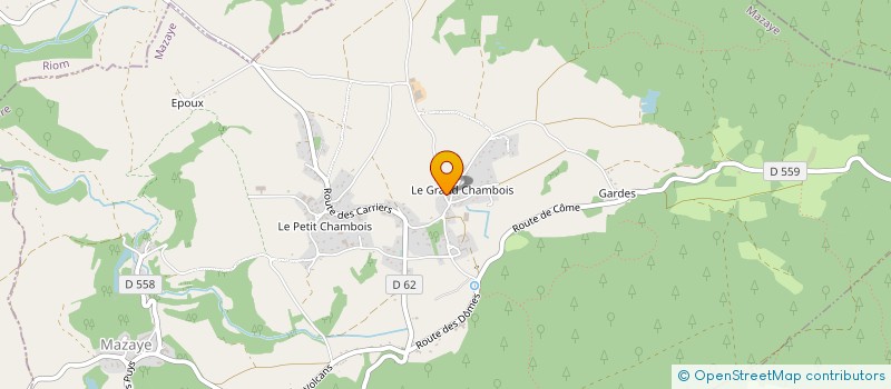 localisation de l'entreprise GAEC DE CHANTE PERDRIX à MAZAYE