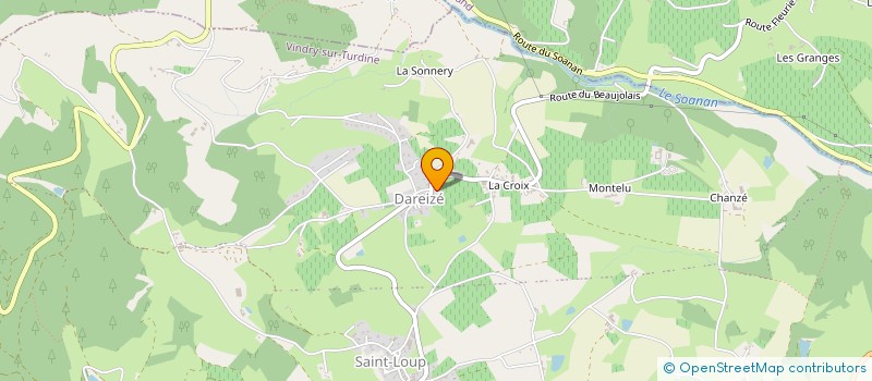 localisation de l'entreprise GAEC DE CHANZE à VINDRY-SUR-TURDINE
