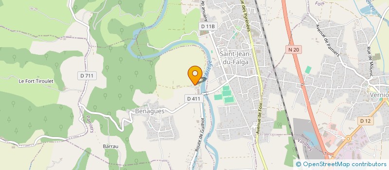 localisation de l'entreprise GAEC DE CHARLY à BENAGUES