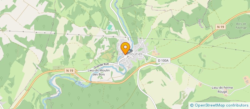 localisation de l'entreprise GAEC DE CHARMEY à CALMOUTIER