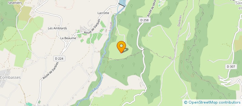 localisation de l'entreprise GAEC DE CHAULIAC  DARBRES