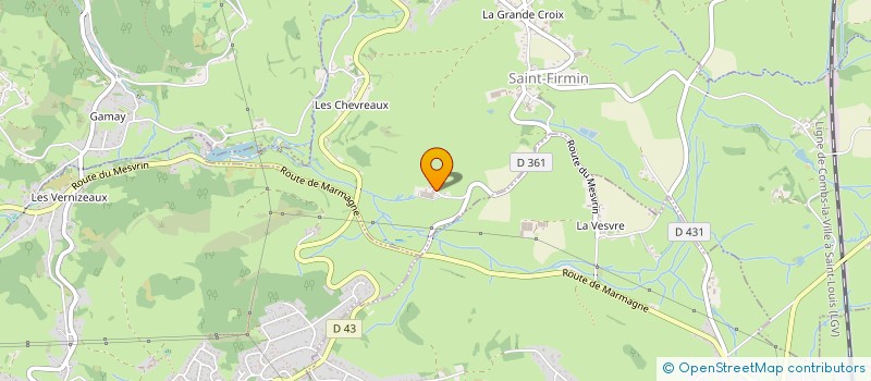localisation de l'entreprise GAEC DE CHAUSSEE à SAINT FIRMIN