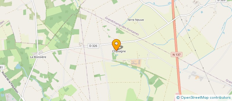 localisation de l'entreprise GAEC DE CHAVAGNES à TREILLIERES