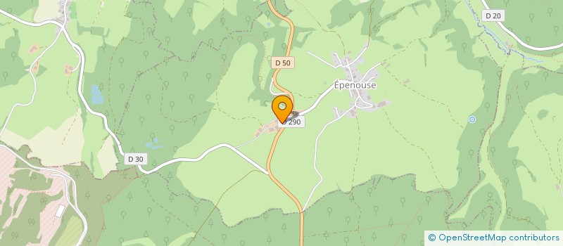 localisation de l'entreprise GAEC DE CICON DU BAS à EPENOUSE
