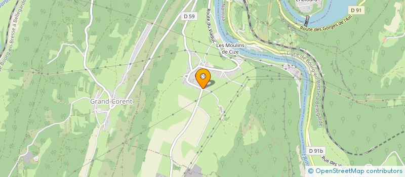 localisation de l'entreprise GAEC DE CIZE  CIZE