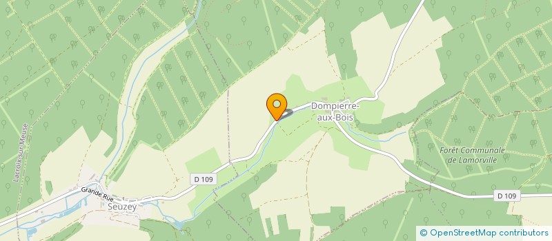 localisation de l'entreprise GAEC DE CLAIRVALLEE à DOMPIERRE-AUX-BOIS