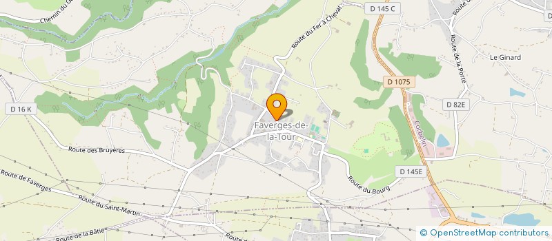 localisation de l'entreprise GAEC DE CLOSEL à FAVERGES-DE-LA-TOUR