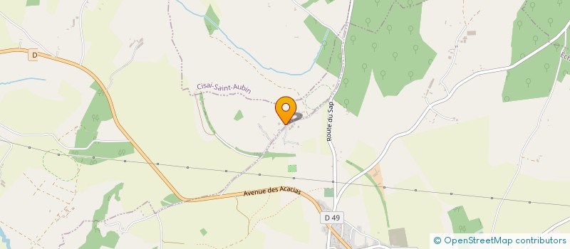 localisation de l'entreprise GAEC DE CLOSOMER à ORGERES