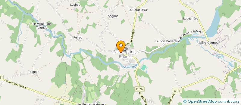 localisation de l'entreprise GAEC DE COMBAS à VICQ-SUR-BREUILH