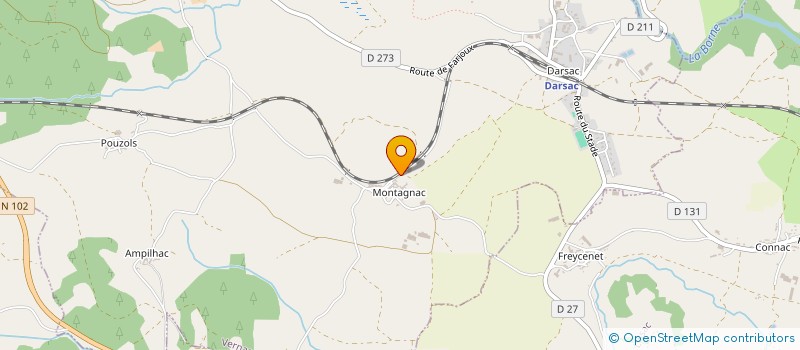 localisation de l'entreprise GAEC DE CONNAC à VERNASSAL