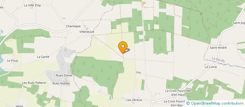localisation de l'entreprise GAEC DE COUESME à LES FOUGERETS