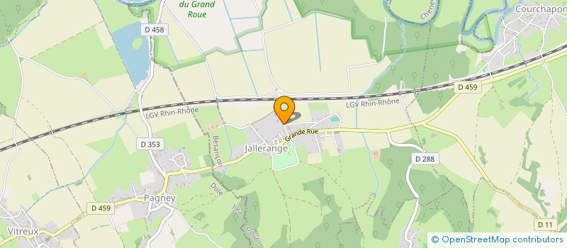 localisation de l'entreprise GAEC DE COURTELLE à JALLERANGE