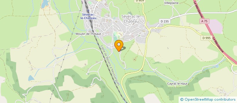 localisation de l'entreprise GAEC DE COURTINES à SEVERAC D'AVEYRON