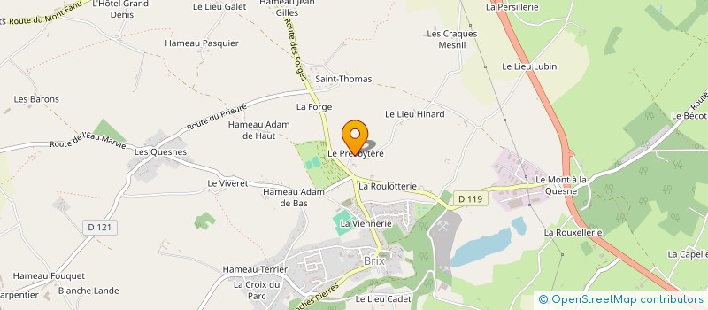 localisation de l'entreprise GAEC DE CRAPS MESNIL à BRIX