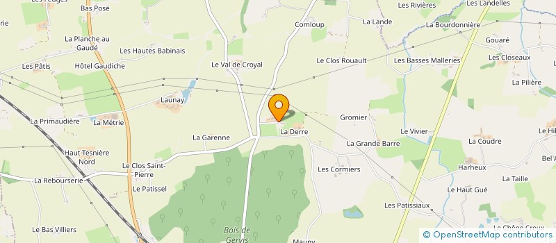 localisation de l'entreprise GAEC DE CROYAL à NOYAL-SUR-VILAINE