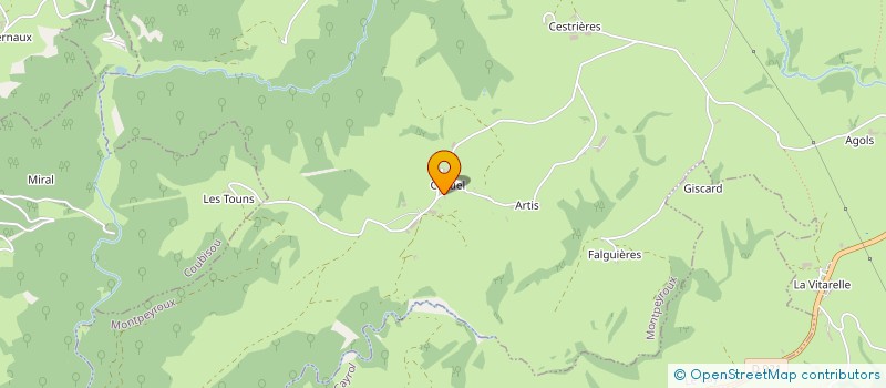 localisation de l'entreprise GAEC DE CUZUEL  MONTPEYROUX