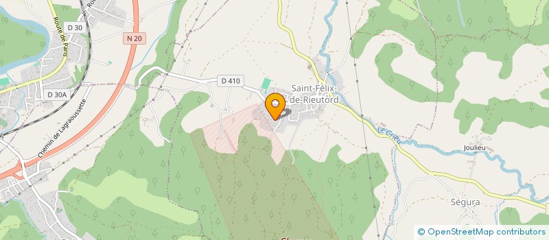 localisation de l'entreprise GAEC DE DIOULAFEOU à GUDAS