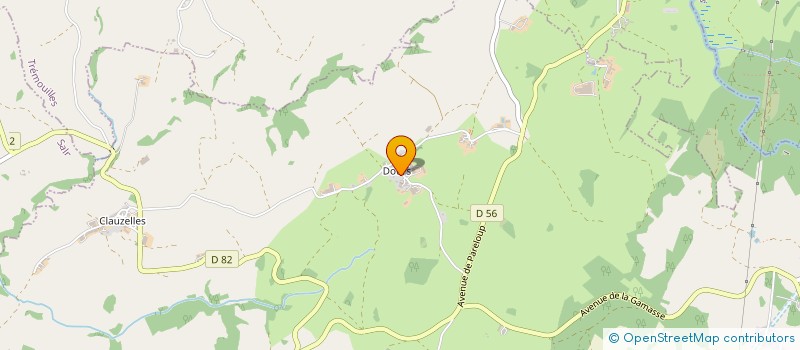 localisation de l'entreprise GAEC DE DOURS à ARVIEU