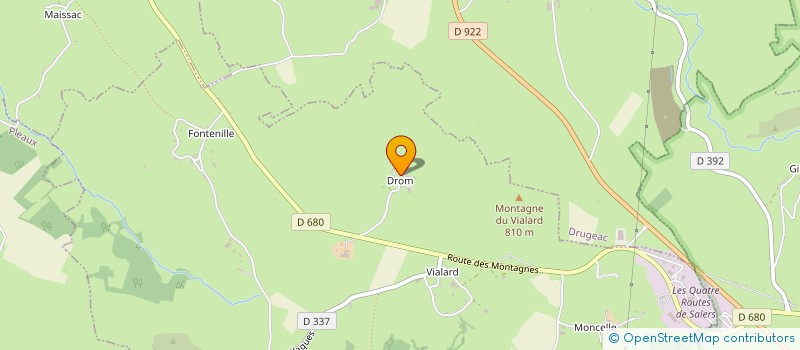 localisation de l'entreprise GAEC DE DROM à SAINTE EULALIE