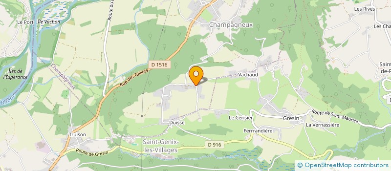 localisation de l'entreprise GAEC DE DUISSE à CHAMPAGNEUX