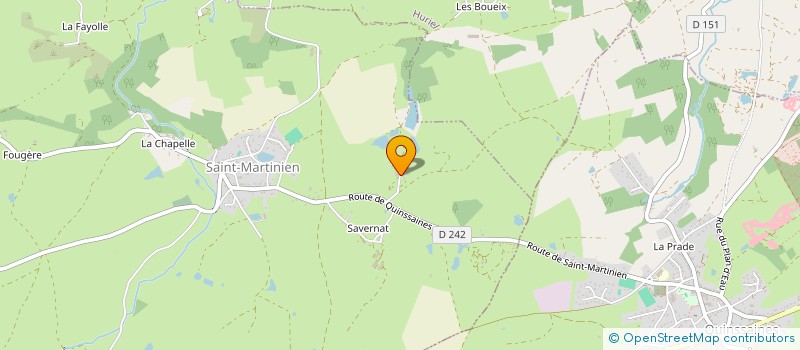 localisation de l'entreprise GAEC DE DURAT  ARCHIGNAT