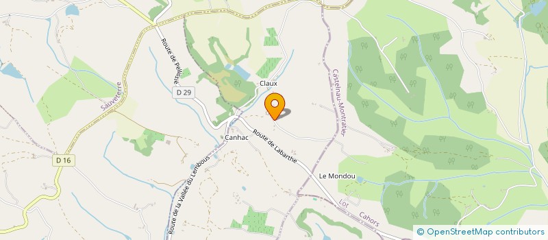 localisation de l'entreprise GAEC DE FALGAYRAS  VAZERAC