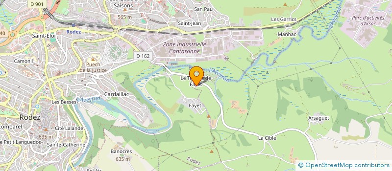 localisation de l'entreprise GAEC DE FAYET à SAINTE-RADEGONDE
